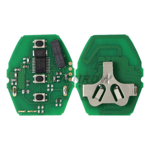 For BMW 5 Series CAS2 systerm 3 button remote key with 433mhz PCF7942chips