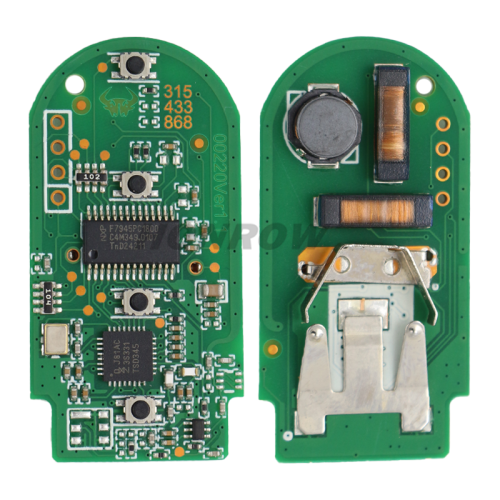 For After Market BMW 4 button remote key With 315MHZ with PCF7953P chip