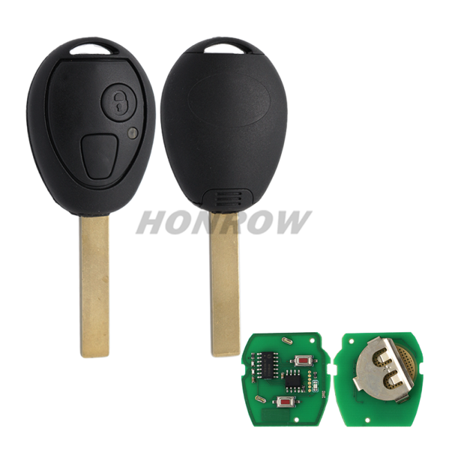 For BM hot sale Mini 2 button remote key With 433MHZ pcf7930/31 chip hot