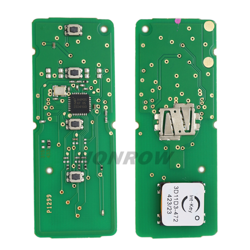 For Mazda 4 button Keyless Card Car Remote Control Key with ID49 chip 433MHz  FCCID:SKE13E-02