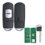 For Mazda 2 button keyless Smart remote key with 315MHz FSK PCF7953P / HITAG PRO / 49 CHIP FCC ID: WAZSKE13D01 Model: SKE13D-01