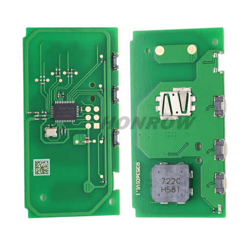 For Mazda 3 button smart remote key with 433MHz AES 6A CHIP  Model: SKE11E-01 P/N: BCYB-67-5DYA / BCYB-67-5DY with Trunk button