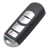 For Mazda 4 button smart remote key with 315MHZ 4D63 CHIP  FCC ID: KR55WK49383 P/N: 5WK49383A, 5WK49383E IC: 267T-5WK49383 Siemens VDO system