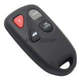 For Mazda 3+1 button remote key with 313.8MHZ KPU41805