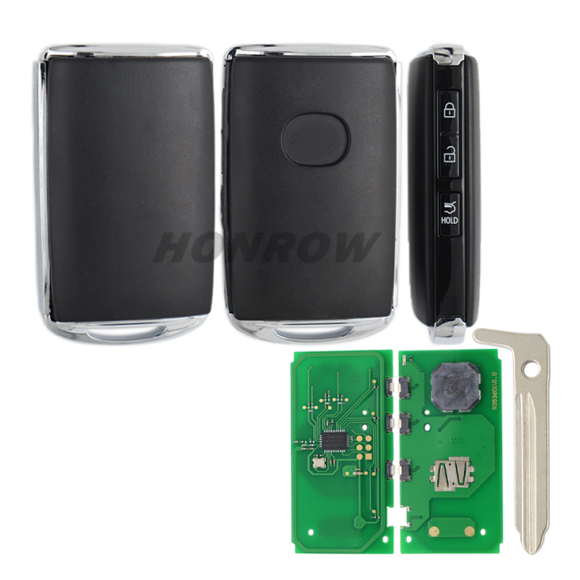 For Mazda 3 button smart remote key with 315MHz AES 6A CHIP  FCC ID: WAZSKE11D01 IC: 662F-SKE11D01 Model: SKE11D-01 with Hatch button