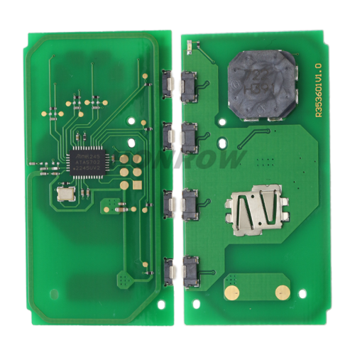 For Mazda 4 button smart remote key with 315MHz AES 6A CHIP  FCC ID: WAZSKE11D01 IC: 662F-SKE11D01 Model: SKE11D-01