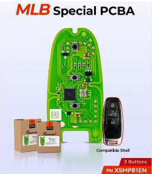 XHORSE MLB speciaI PCBA 3 button Smart key  XSMP81EN,support MLB models for AU,VW,bentley,porsche,lambor ghini