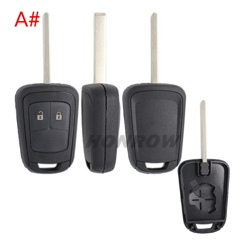 For Opel 2/3 button remote key shell 