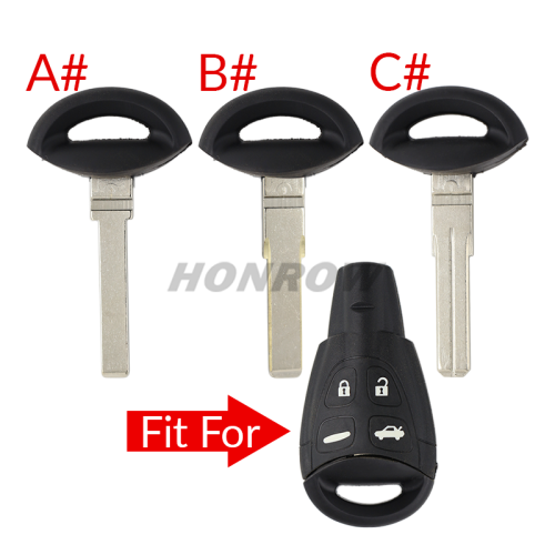 For SAAB Emergency  small key  A#:with narrow blade B#:with wide blade C#:with groove blade