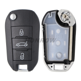 For Opel 3 button remote Key Shell with VA2 307 blade