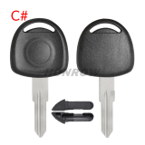 For GTL high quality Opel transponder key blank (No Logo)