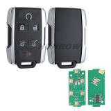 For Chevrolet 5+1 button smart key with 315Mhz FCCID:M3N32337100