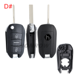 For Opel 3 button remote  Key Shell with VA2 307 blade
