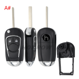 For Opel 2/3/3+1/4+1 button modified remote key blank