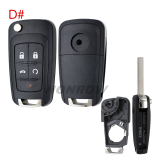 For Opel 2/3/3+/4+1 button remote key blank