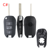 For Opel 3 button remote Key Shell with VA2 307 blade