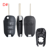 For Opel 3 button remote  Key Shell with VA2 307 blade