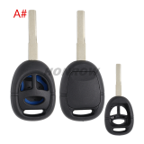 For Opel Saab 3 button remote key blank