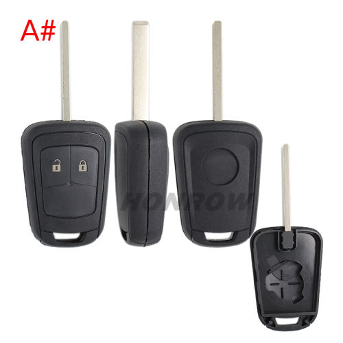 For Opel 2/3 button remote key shell
