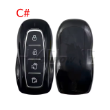 For Ford Tourneo Custom Equator JMC 4 button smart key shell without logo
