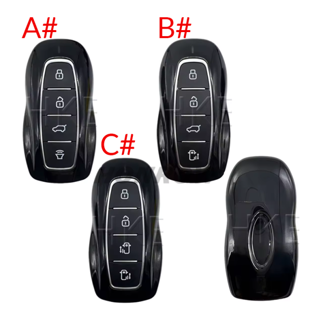 For Ford Tourneo Custom Equator JMC 4 button smart key shell