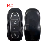 For Ford Tourneo Custom Equator JMC 4 button smart key shell without logo