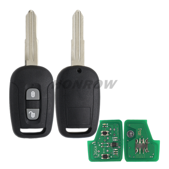 For Chevrolet 2 button remote key with 434mhz
