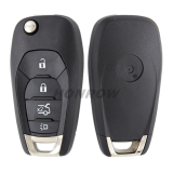 For Chevrolet 4 button flip remote key with PCF7941E /  HITAG 2 / 46 CHIP chip 433Mhz