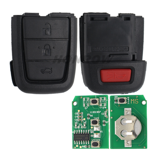 For Chev 3+1 button remote key  with 433mhz