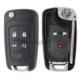 For Chevrolet 4+1 button remote key with 433mhz ID46  PCF7937E(Pcf7941E)   Chip