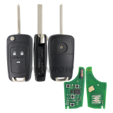 For Chevrolet 3 Button remote key with 315mhz ID46  PCF7937E (Pcf7941E)  Chip