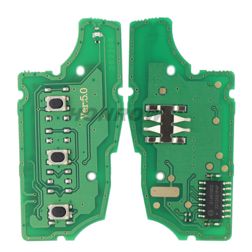 For Nissan 3 button remote key with 315mhz (VDO modle)