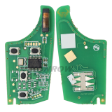 For Chevrolet 3 Button remote key with 433mhz ID46  PCF7937E(Pcf7941E)   Chip