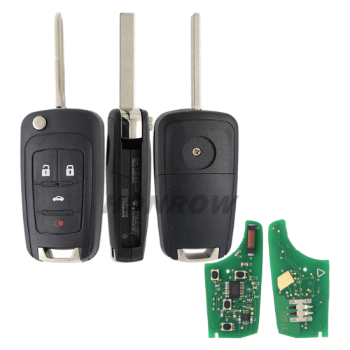 For Chevrolet keyless 3+1 Button remote control with 433MHZ  7952 Chip