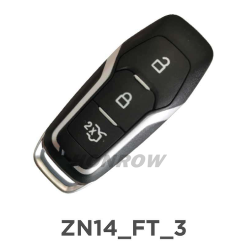 KYDZ ZN14 3 Button Universal Smart Key Excludes emergency key For Ford style
