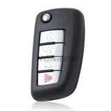 For Nissan 4 button remote key with 433mhz electronic wave modle