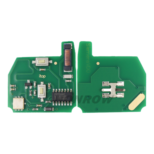 For Nissan 2 button remote key with 433mhz with 7946 chip with ASK