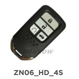 KYDZ ZN06 4 Button Universal Smart Key Excludes emergency key For Honda style