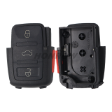 For Nis modified 3+1 button remote key without chip （For NIS transponder key and remote are separated, for  V style remote   315MHZ