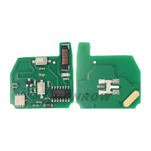 For Nissan 2 button remote key with 433mhz with 7946 chip with ASK model For Nissan Qashqai 2009-2012