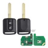 For Nissan 2 button remote key with 433mhz with 7946 chip with FSK model For Nissan Qashqai 2009 - 2012