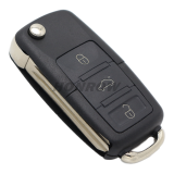 For Nis modified 3+1 button remote key without chip （For NIS transponder key and remote are separated, for  V style remote   315MHZ