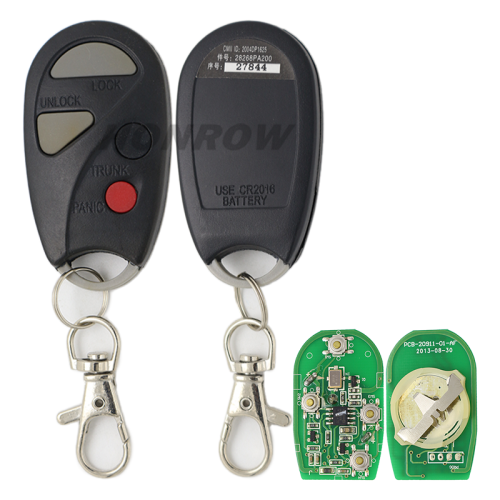 For Nissan Sunny car remote  key with 315MHZ