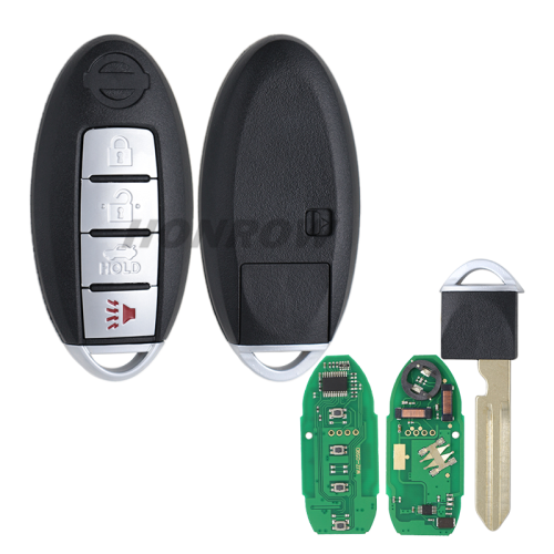 For Nissan new Sunny 3+1 button remote key with 315mhz with 46chip -PCF7952 FCC ID : CWTWB1U815 MODELO NAME: TWB1U815