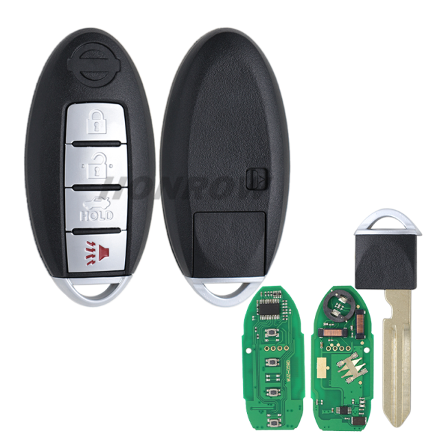 For Nissan new Sunny 3+1 button remote key with 315mhz with 46chip -PCF7952 FCC ID : CWTWB1U815 MODELO NAME: TWB1U815