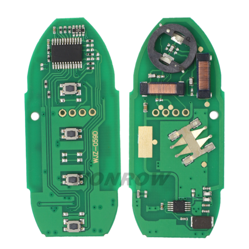 For Nissan new Sunny 3+1 button remote key with 315mhz with 46chip -PCF7952 FCC ID : CWTWB1U815 MODELO NAME: TWB1U815