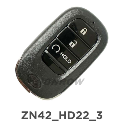 KYDZ ZN42 3 Button Universal Smart Key Excludes emergency key