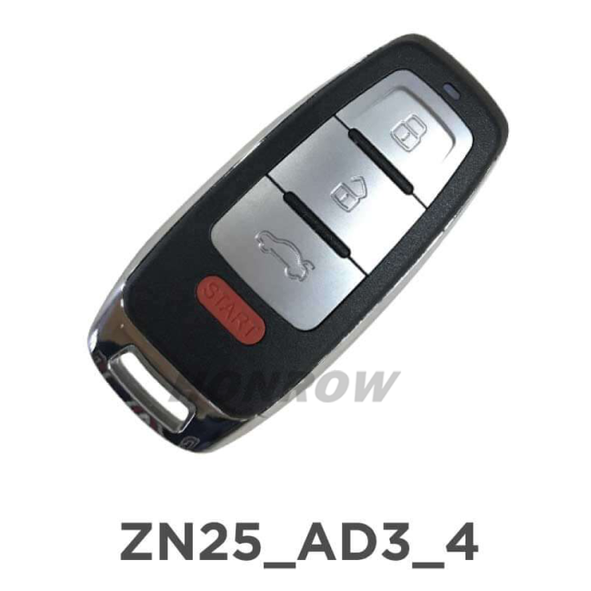 KYDZ ZN25 4 Button Universal Smart Key Excludes emergency key