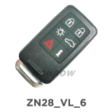 KYDZ ZN28 6 Button Universal Smart Key Excludes emergency key