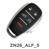 KYDZ ZN26 5 Button Universal Smart Key Excludes emergency key